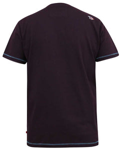 D555 purple t-shirt