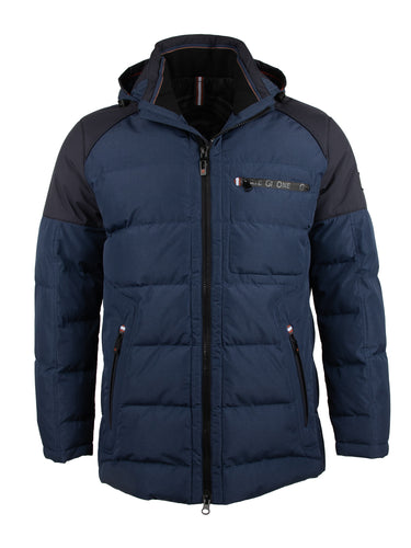 Gate One Navy hooded jacket