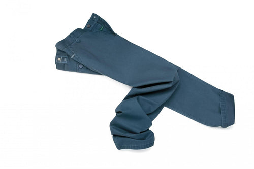 Club Of Comfort blue cotton trousers