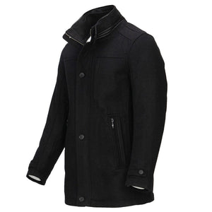 Cabano Dark Grey Wool Coat K