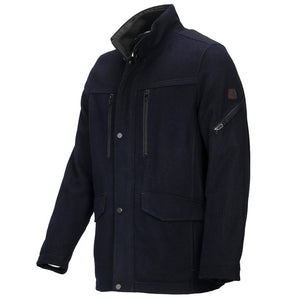 Cabano Navy Wool Coat R