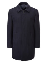 Load image into Gallery viewer, Skopes navy wool blend coat
