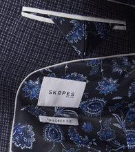 Load image into Gallery viewer, Skopes dark blue check jacket
