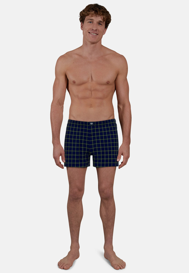 Ceceba navy cotton boxer shorts
