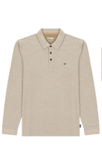 Load image into Gallery viewer, Wrangler beige long sleeve polo
