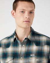 Load image into Gallery viewer, Wrangler green check shirt
