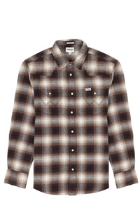 Wrangler brown check shirt