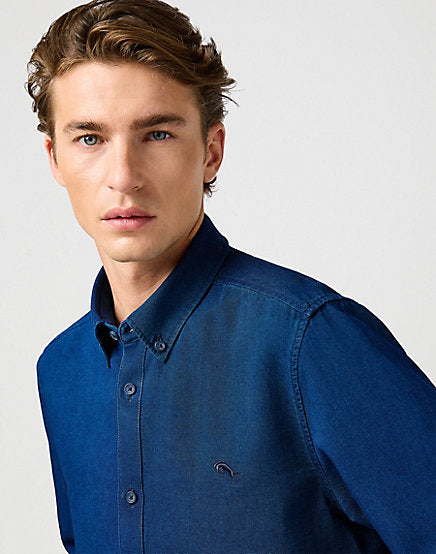 Wrangler navy shirt