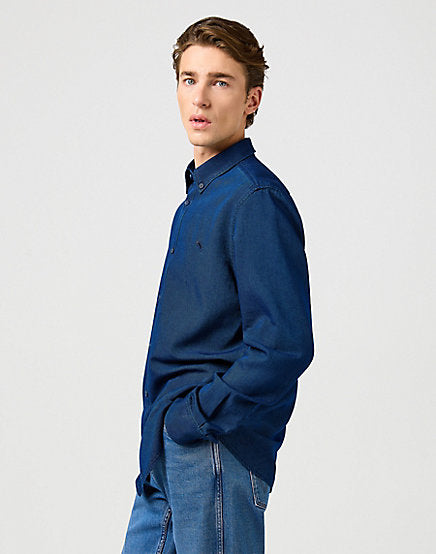 Wrangler navy shirt