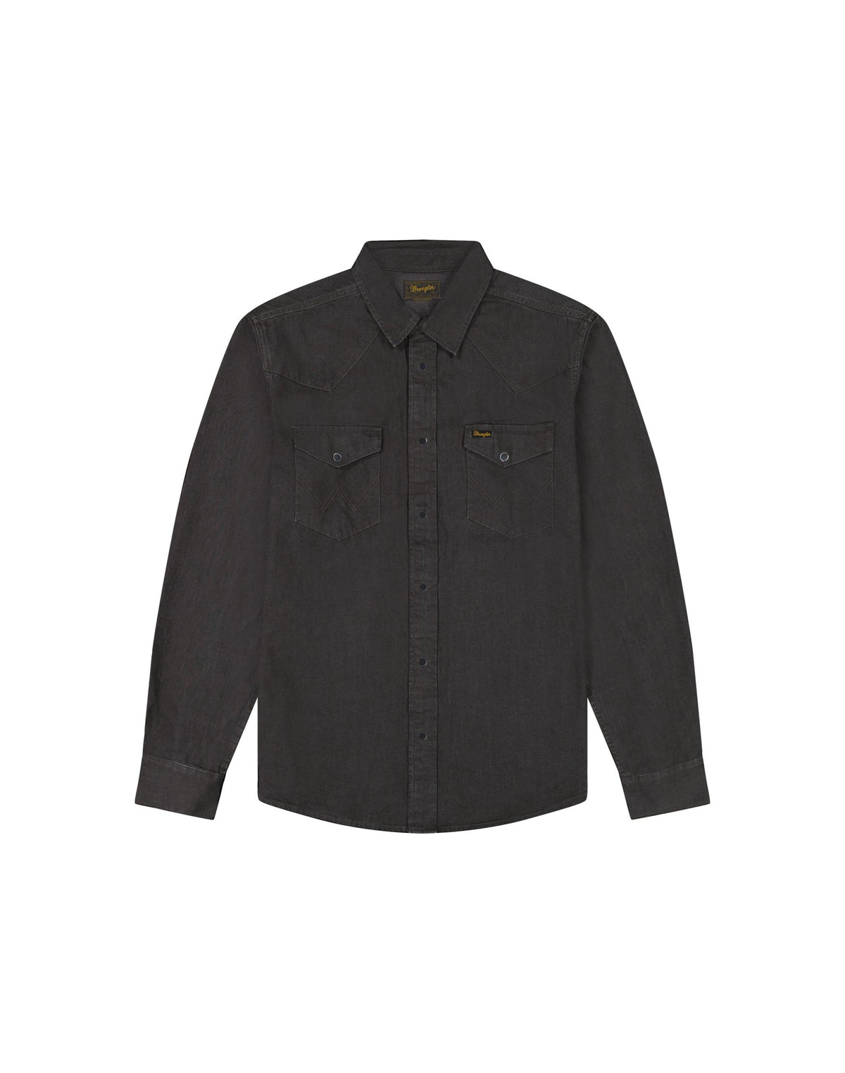 Wrangler black denim shirt