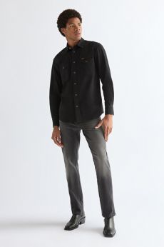 Wrangler black denim shirt