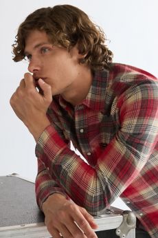 Wrangler red check shirt