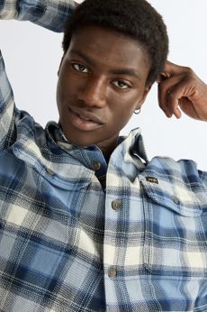 Wrangler blue check shirt