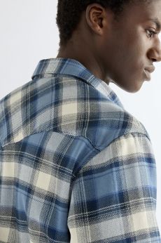 Wrangler blue check shirt