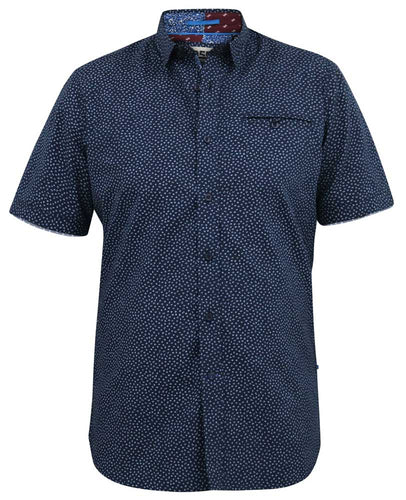 D555 navy short sleeve shirt