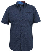 Load image into Gallery viewer, D555 navy short sleeve shirt
