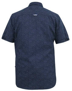 D555 navy short sleeve shirt