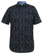 Load image into Gallery viewer, D555 dark navy short sleeve shirt

