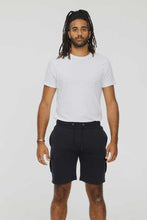 Load image into Gallery viewer, D555 navy fleece cargo shorts
