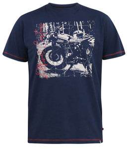 D555 navy t-shirt