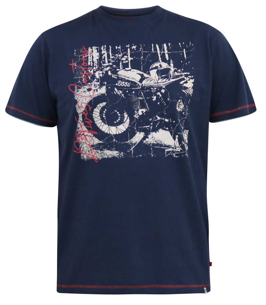 D555 navy t-shirt