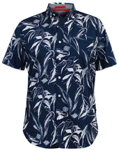Load image into Gallery viewer, D555 navy short sleeve shirt
