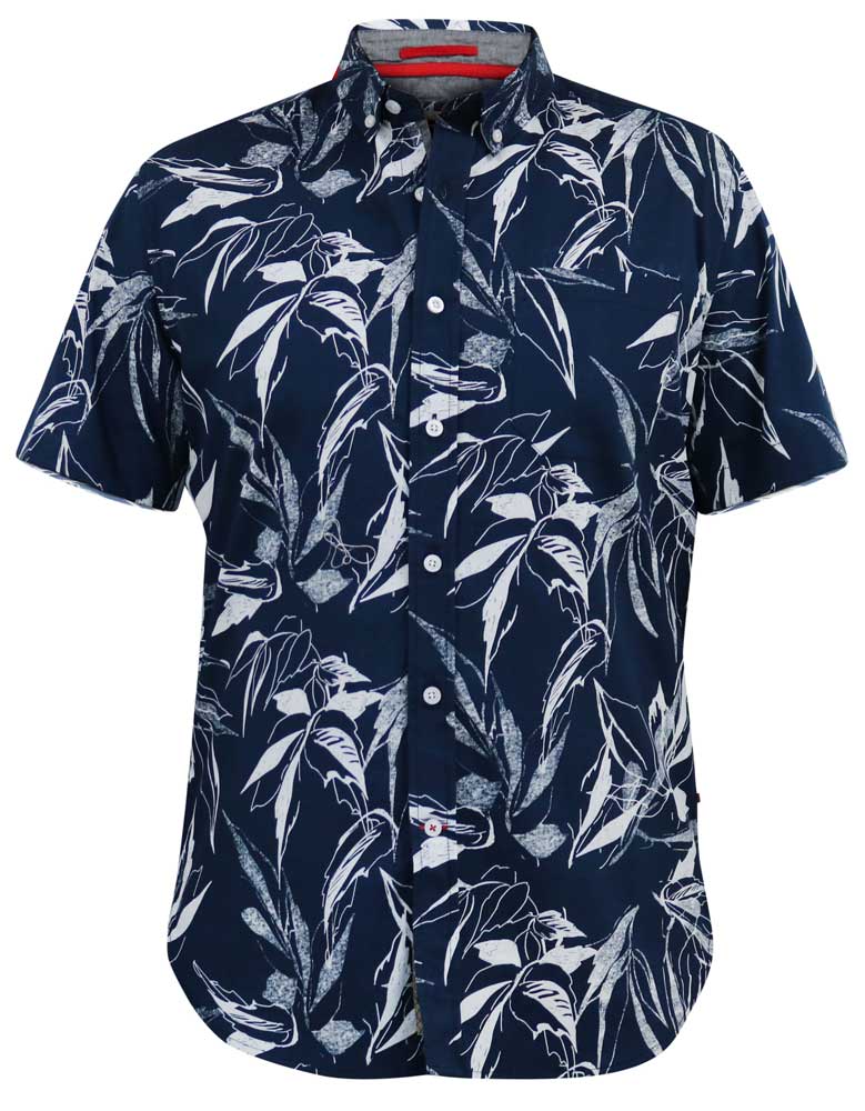 D555 navy short sleeve shirt