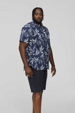 Load image into Gallery viewer, D555 navy short sleeve shirt
