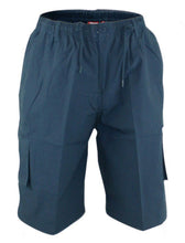 Load image into Gallery viewer, D555 navy cargo shorts
