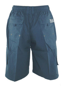 D555 navy cargo shorts