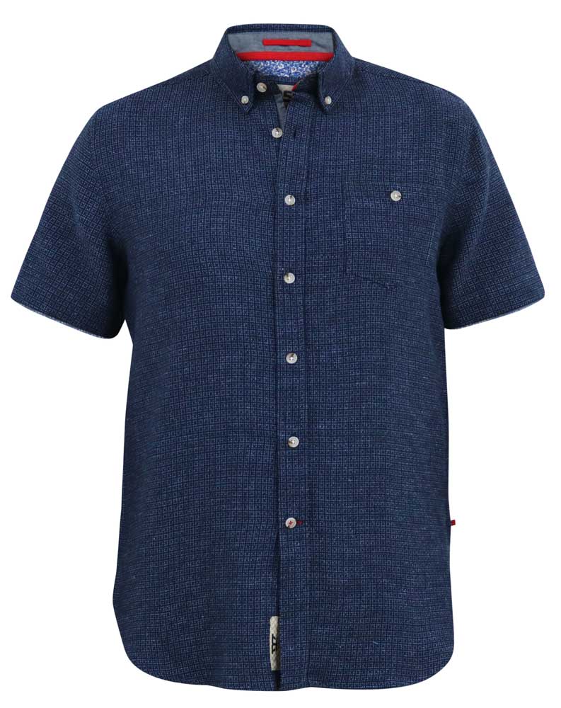 D555 dark blue short sleeve shirt