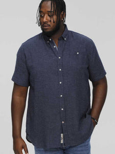 D555 dark blue short sleeve shirt