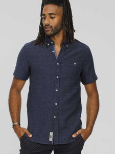 D555 dark blue short sleeve shirt