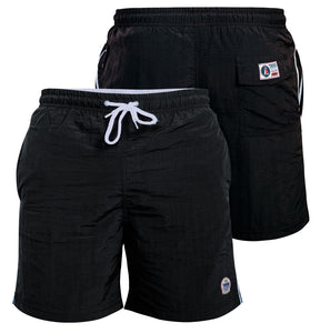 D555 black swim shorts