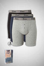 Load image into Gallery viewer, d555 3 pack cotton boxer shorts
