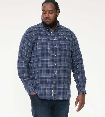 D555 blue check shirt