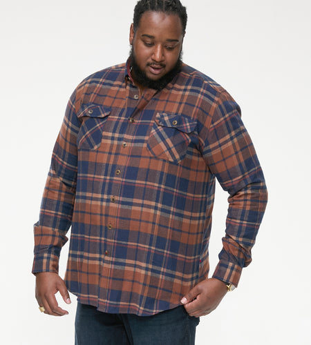 D555 brown check shirt