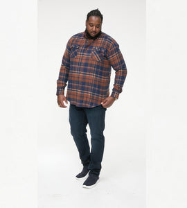 D555 brown check shirt