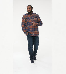 D555 brown check shirt