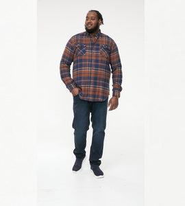 D555 brown check shirt