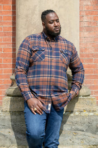 D555 brown check shirt