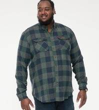 Load image into Gallery viewer, D555 green check shirt
