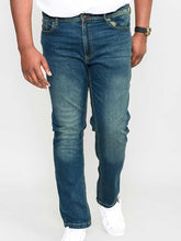 Load image into Gallery viewer, D555 mid blue stretch denim jeans
