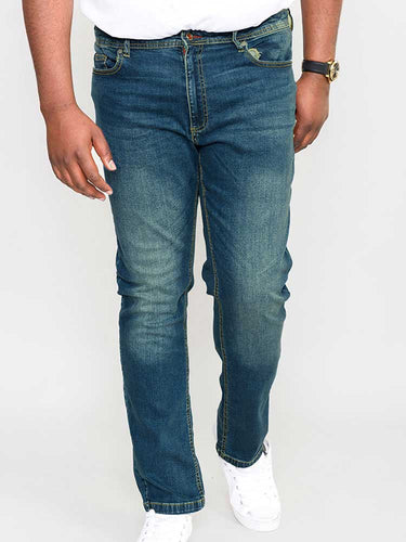 D555 mid blue stretch denim jeans