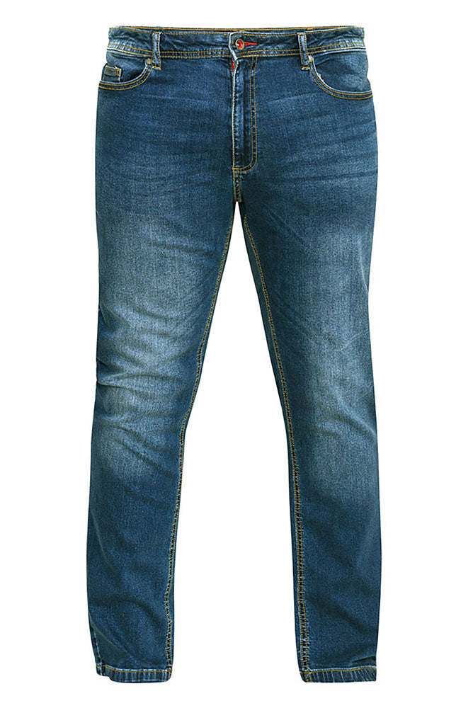 D555 mid blue stretch denim jeans