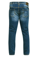 Load image into Gallery viewer, D555 mid blue stretch denim jeans
