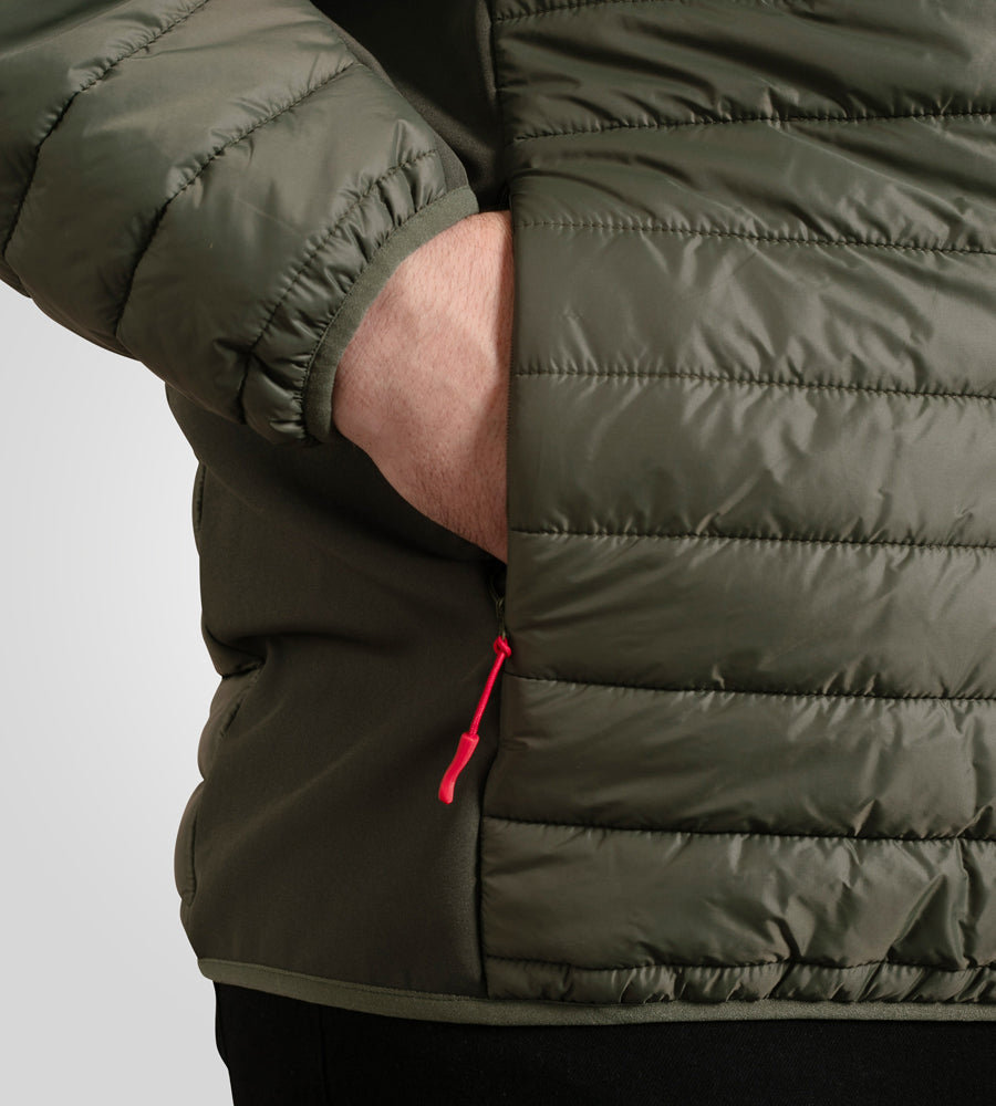 D555 green casual jacket