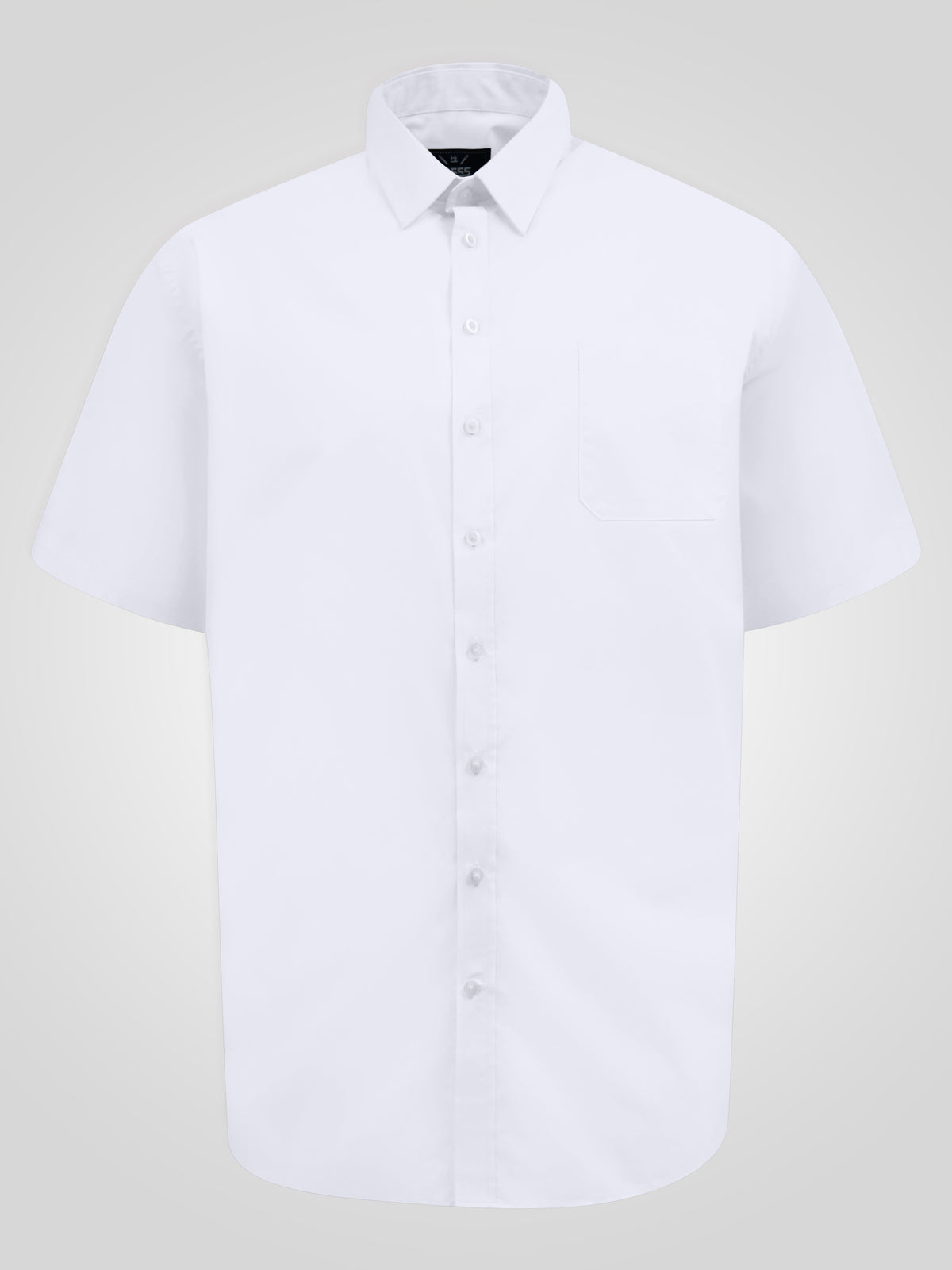 D555 short sleeve white shirt