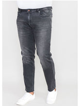 Load image into Gallery viewer, D555 dark grey stretch denim jeans
