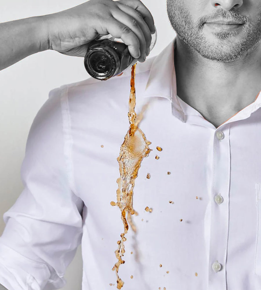 D555 white stain resistant shirt